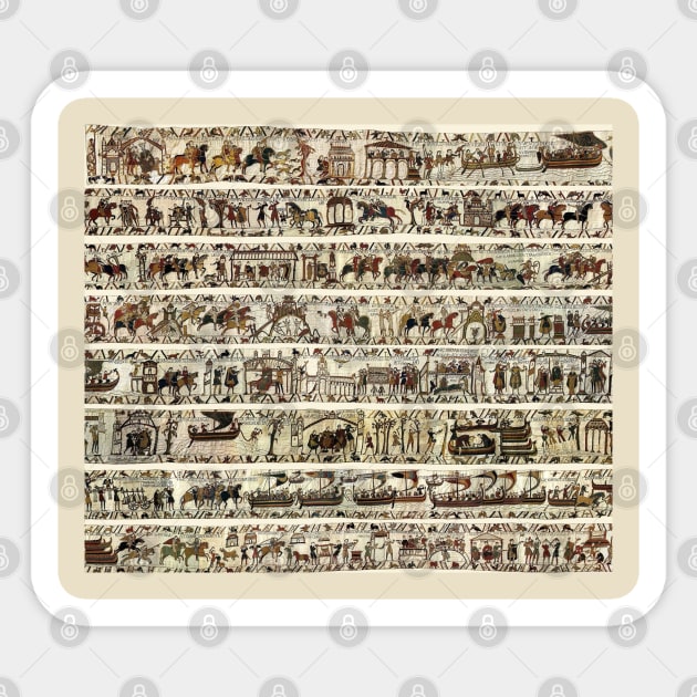 THE BAYEUX TAPESTRY Sticker by BulganLumini